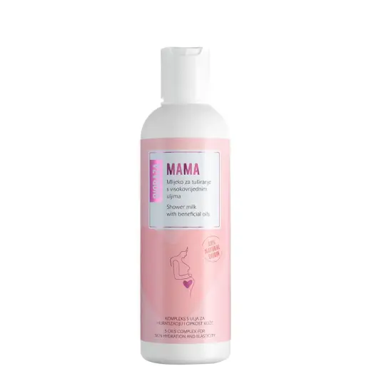 Biobaza, Mama, Natural Ingredients, Anti-Stretch Marks, Shower Cream, 200 ml