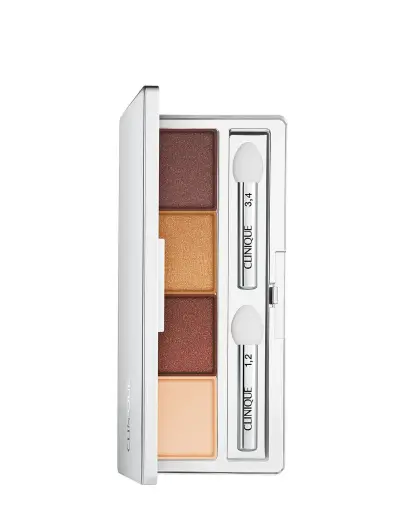 Clinique, All About Shadow Quad, Eyeshadow Palette, 03, Morning Java, 4, 3.3 g