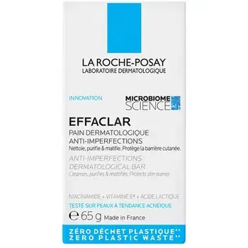 La Roche-Posay Effaclar Anti-Imperfections Dermatological Bar - Tuhé mýdlo 65.0g