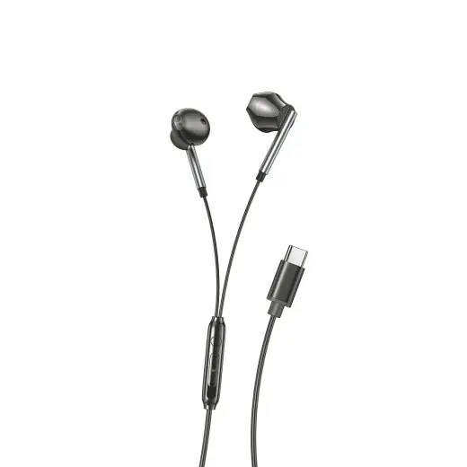 XO wired earphones EP66 USB-C black