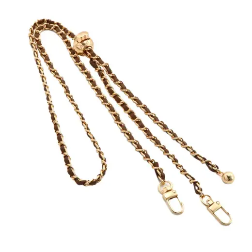 Phone lanyard G-14 brown-gold