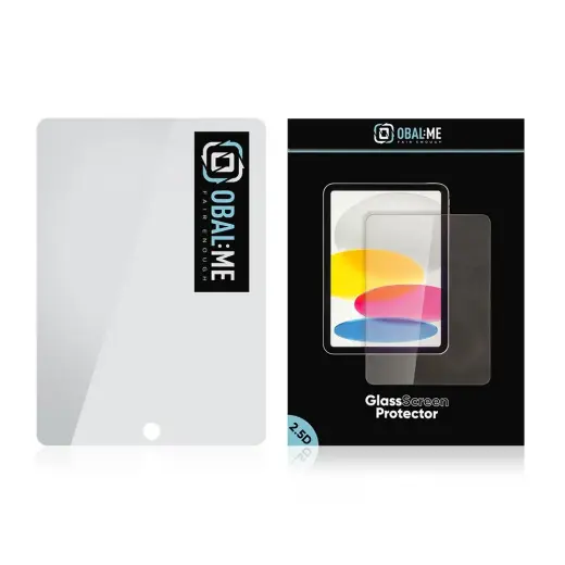 OBAL:ME 2.5D Glass Screen Protector for Apple iPad 10.2 2019/2020/2021 Clear