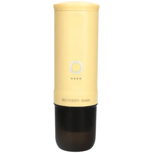 BUYDEEM Nano Espresso Machine, model OTEM-01, color Mellow Yellow