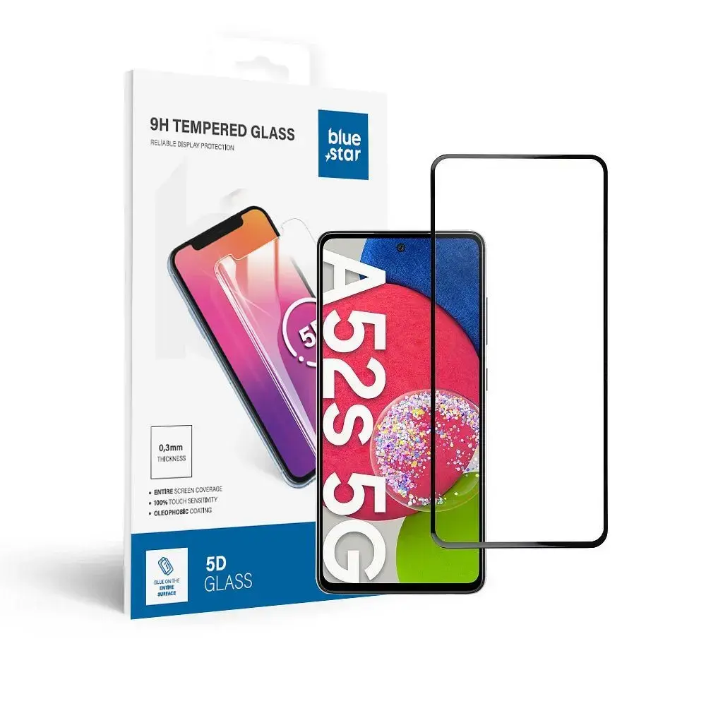Blue Star 5D aizsargstikls telefona ekrānam Galaxy A52 5G | Galaxy A52s 5G