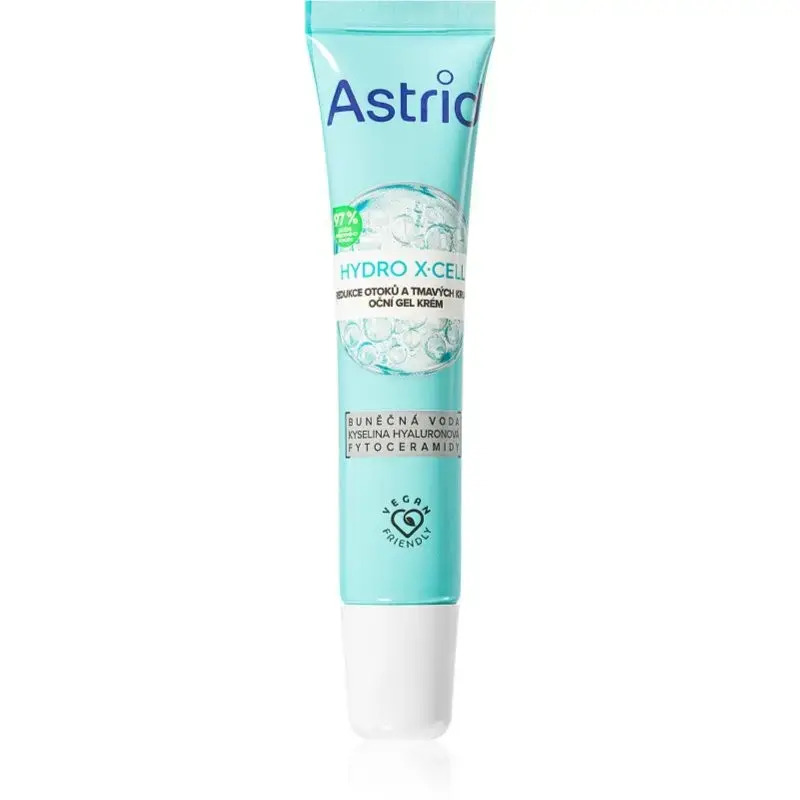 Astrid Eye Contour Gel Cream Against Puffiness and Dark Circles Hydro X-Cell 15 Ml