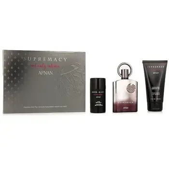 Afnan Supremacy Not Only Intense Extrait de Parfum Gift set 100 ml, shower gel 150 ml and deodorant stick 75g