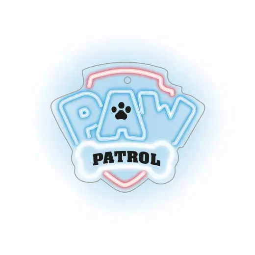Hanging neon LED Paw Patrol on plexiglass - Logo OW-130146