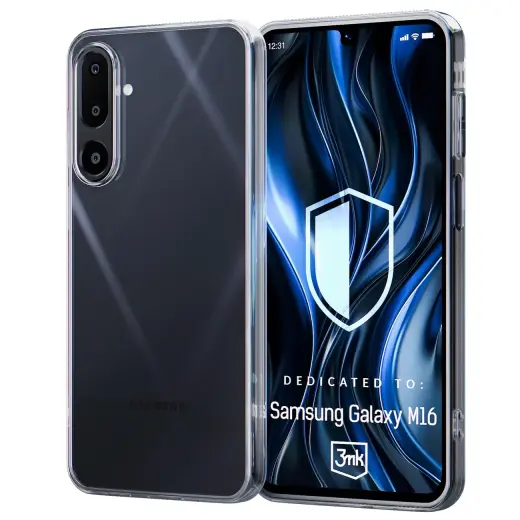 3mk Clear Case for Samsung Galaxy M16 5G transparent