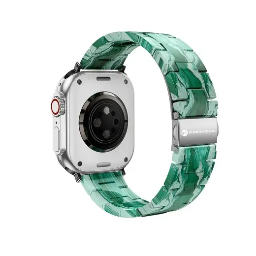 Forcell F-Design nutikella rihm Apple Watch (38/40/41 mm) jaoks | plast | roheline