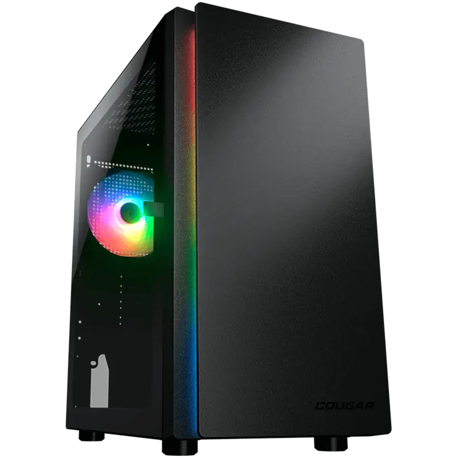 COUGAR Purity RGB PC Case, Mini Tower, Black