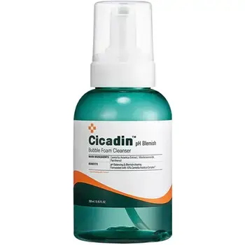 Cicadin pH Blemish Bubble Foam Cleanser - Deep Cleansing Facial Foam.