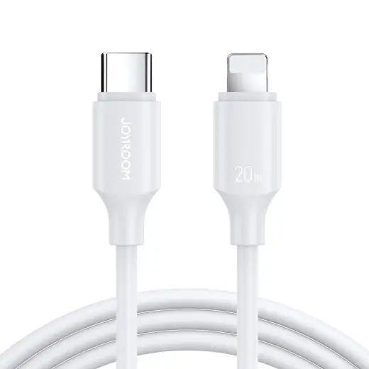 Joyroom USB Type C cable - Lightning 480Mbps 2m white (S-CL020A9)