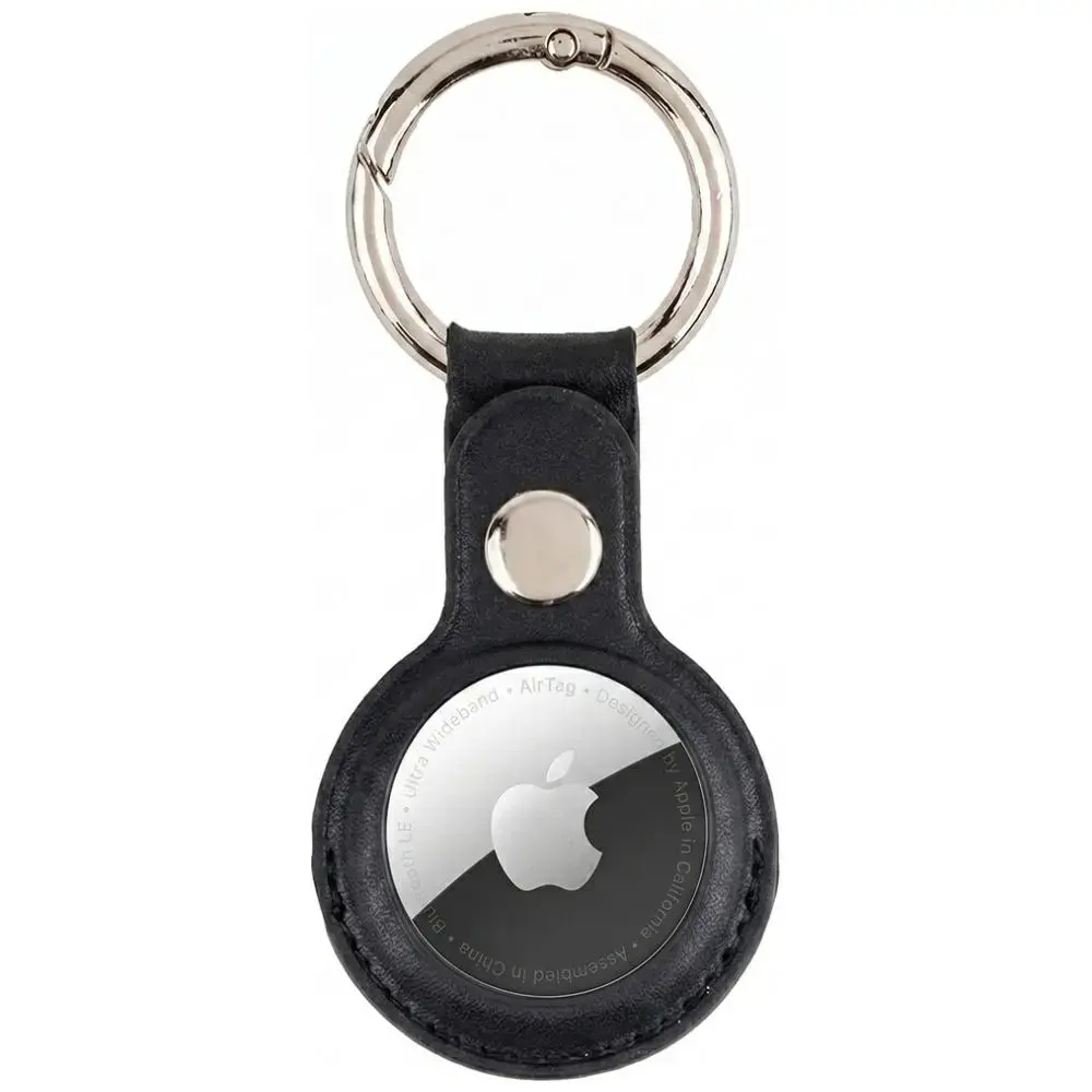 Mercury case Leather AirTag black