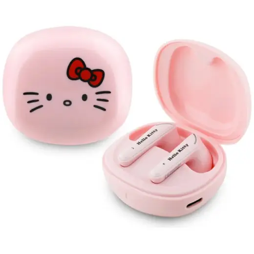 Słuchawki TWS Hello Kitty O Glossy        Finish różowy
