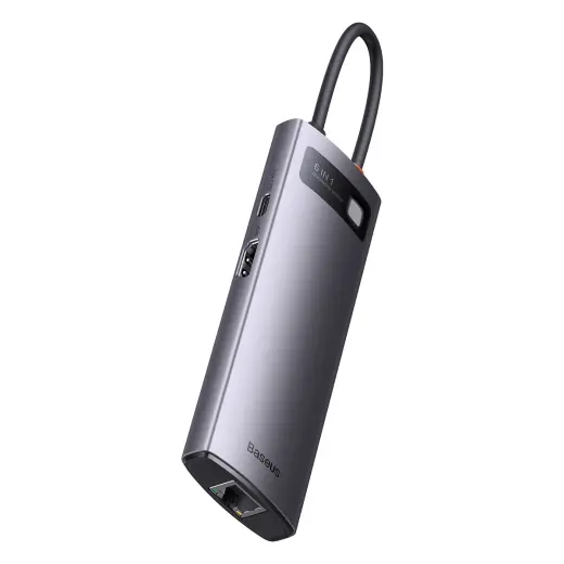 Baseus StarJoy HUB 6-Port USB-C - 3x USB-A | 1x HDMI | 1x RJ45 | 1x USB-C PD gray