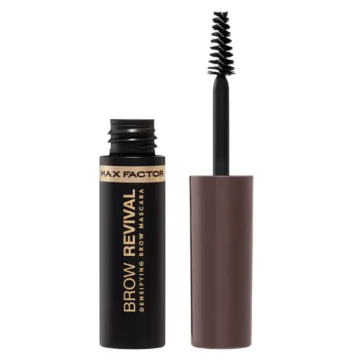 Max Factor, Brow Revival, Aqua, Fuller, thicker, well-defined brows, Eyebrow Gel, 005, Black Brown, 4.5 ml