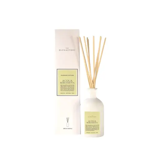 The Olphactory, Acqua Bergamota, Fragrance Sticks, Aroma Reed Diffuser, 500 ml