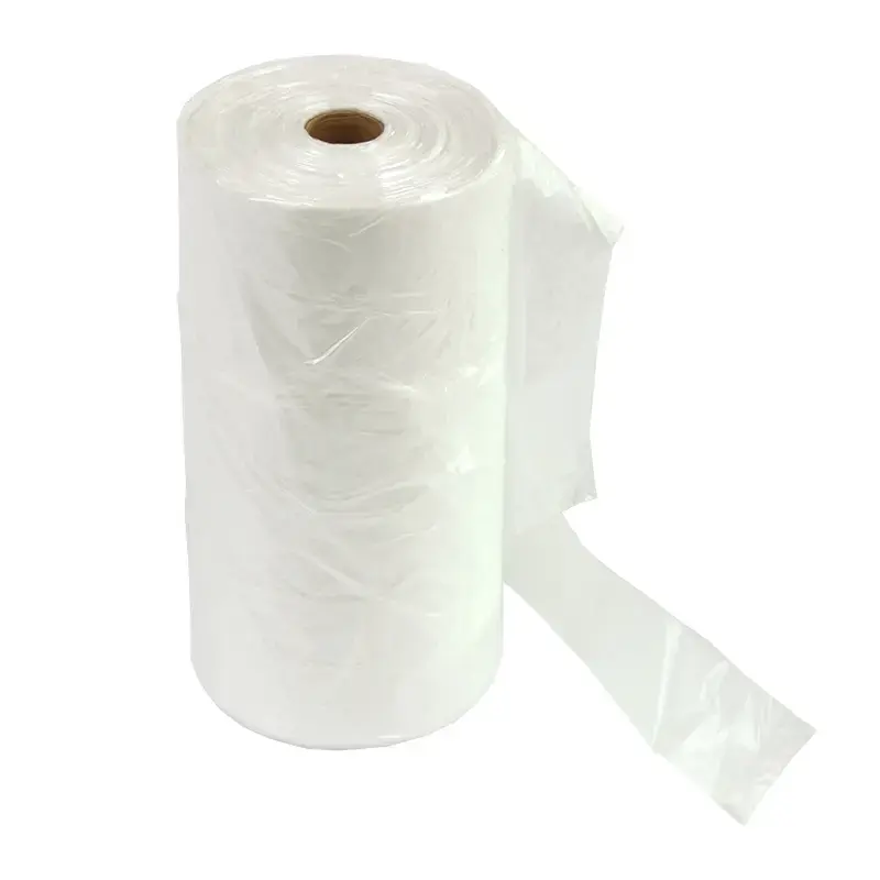 Multipack Bag with handle HDPE, 500 pcs/roll, 9 mkr, 21 + 11 x 45 cm, transparent
