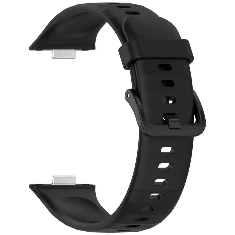 Beline Saiboro viedpulksteņa siksniņa priekš Huawei Watch Fit 3/4/4 Pro/5/5 Pro | silikons | melna