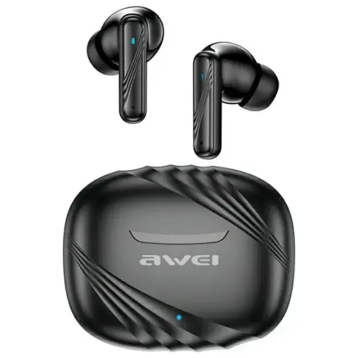 AWEI Bluetooth headphones 5.4 TZ13 ANC + docking station black