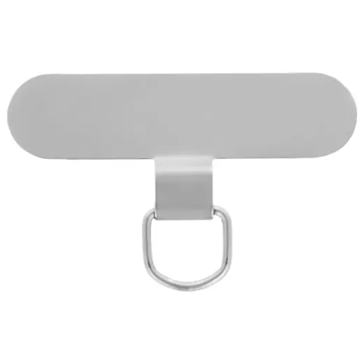Phone insert metallic silver