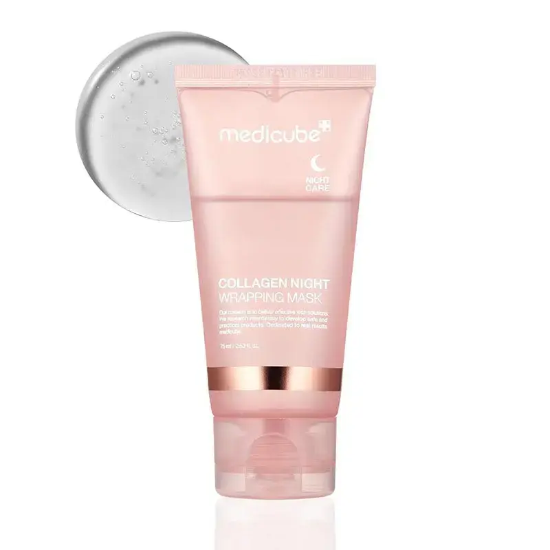 Medicube Collagen Night Wrapping Mask - 75ml - Hydrating Sleep Mask with Hyaluronic Acid - Face the Future