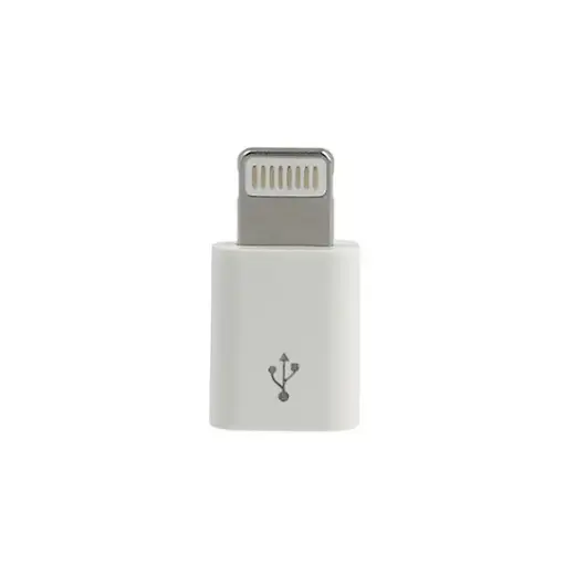 Charger adapter - Micro USB to Lightning - WHITE
