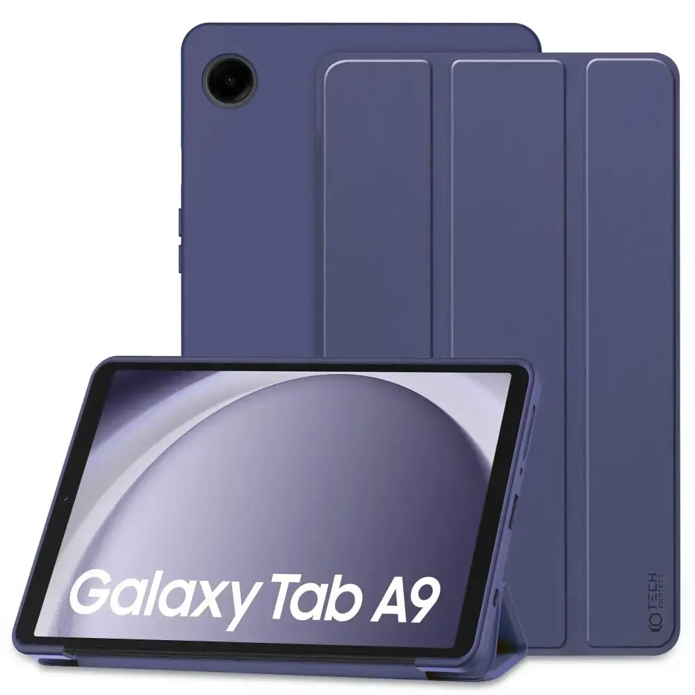 Tech-Protect SmartCase case for Samsung Galaxy Tab A9 8.7" X110 | X115 - navy blue