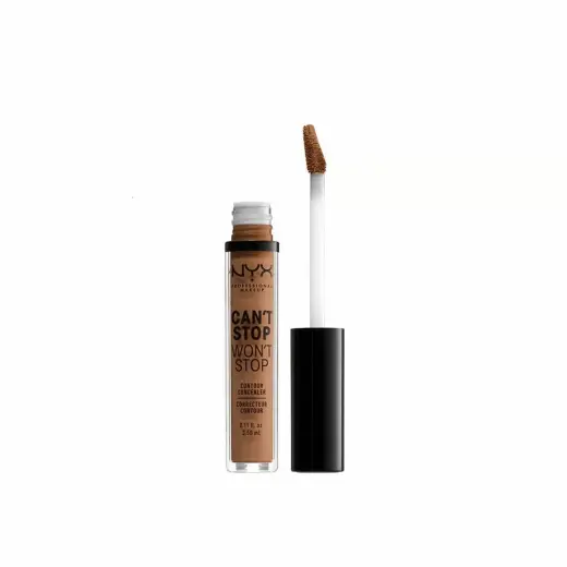 Nyx, Can't Stop Won't Stop, Matte, Liquid Concealer, Mahogany, 3.5 ml