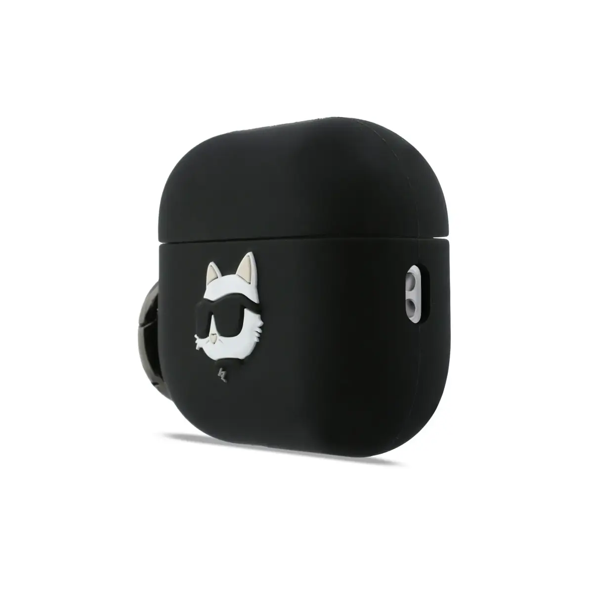 Karl Lagerfeld 3D Logo NFT Choupette Head Silicone Case for AirPods Pro 3 Black