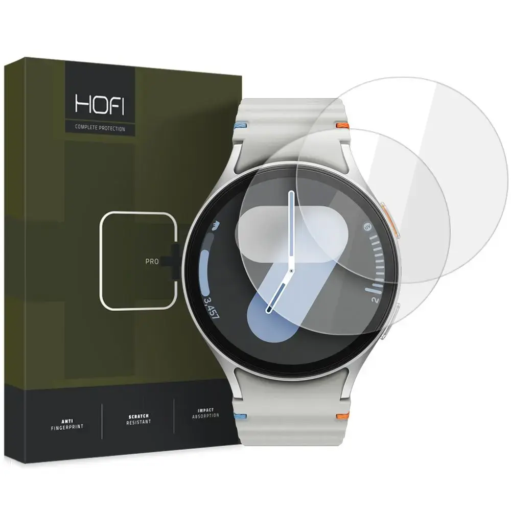 HOFI GLASS PRO+ 2-PACK SAMSUNG GALAXY WATCH 4 | 5 | 6 | 7 (44 MM) CAURSPĪDĪGS RŪDĪTS STIKLS