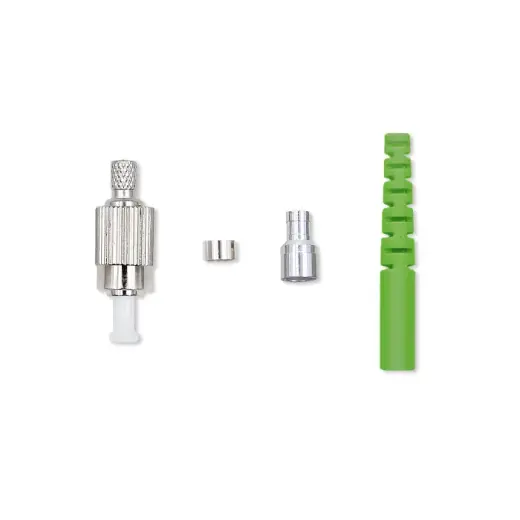 Qoltec FC/APC fiber optic connector | Singlemode | 3.0mm | Mounting set | 200pcs.