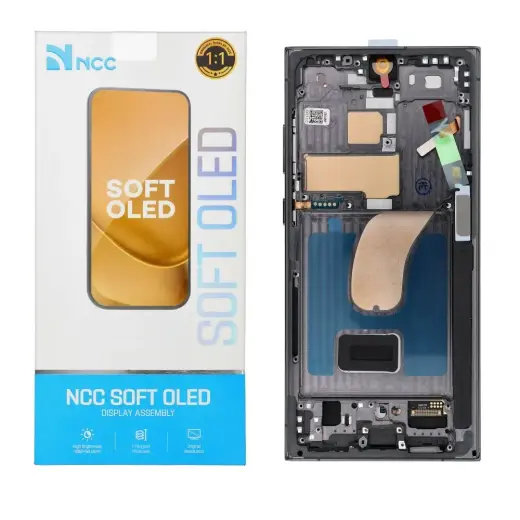 NCC LCD Display for SAMSUNG S23 Ultra S918 Soft Oled