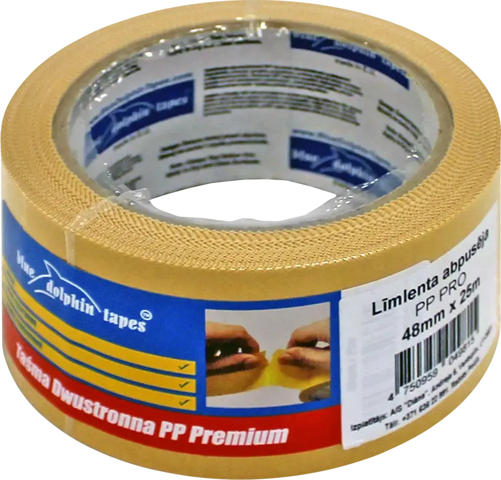 Līmlenta abpusēja PP PRO 48mm 25m