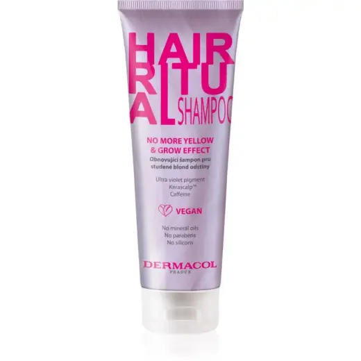 Dermacol Hair Ritual (Never Again Yellow and Growth Shampoo) 250 Ml
