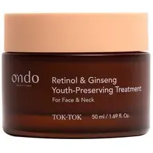 TOK-TOK Retinol & Ginseng Youth Preserving Treatment - Firming face and neck cream.