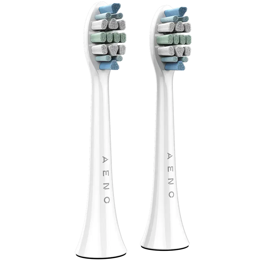 AENO Replacement Toothbrush Heads for DB3/DB4/DB5/DB6, White, 2 pcs