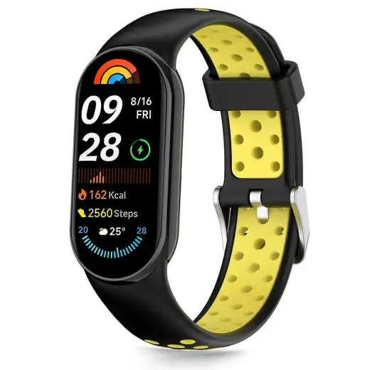 TECH-PROTECT ICONBAND AIR XIAOMI SMART BAND 8 | 9 | 10 | NFC BLACK|YELLOW