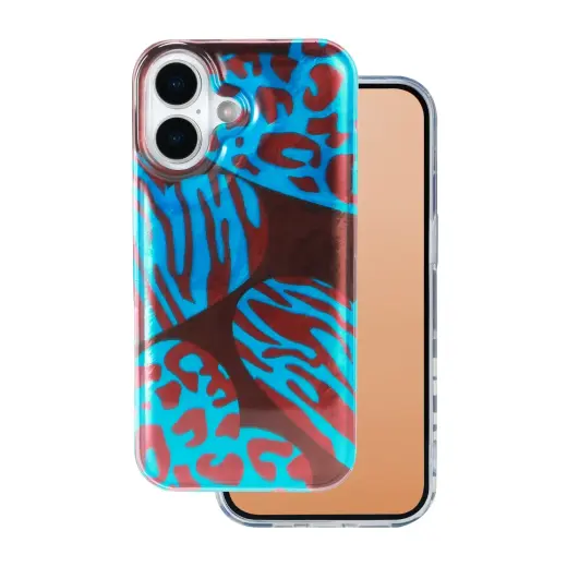 Animal Print phone case for iPhone 17 multicolor (Chameleon)