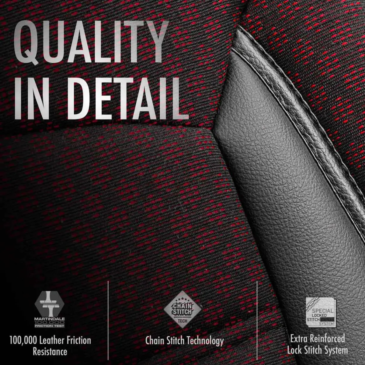Car seat covers set OTOM SPORT PLUS 103 BURGUNDY NZ