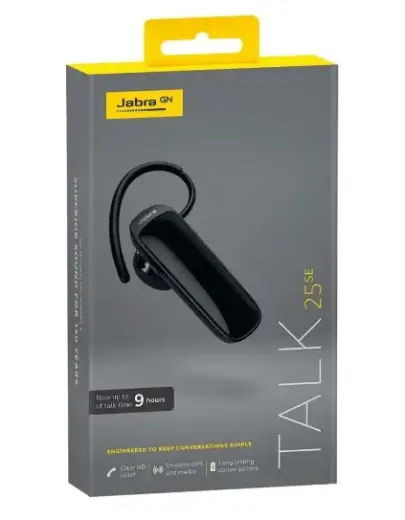Jabra Talk 25 SE handsfree headset bluetooth 5.0 | clear HD sound black 