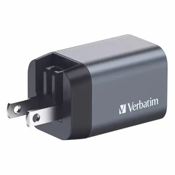 Verbatim GNC-35 travel charger | 35W | GaN | USB-C, USB-A
