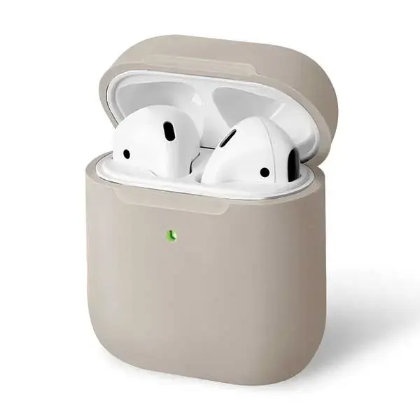 UNIQ Lino Case AirPods 1|2 gen.Silicone beige ivory