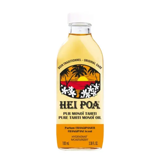 Hei Poa, Pure Thaiti Manoi, Moisturising, Frangipani, Body Oil, 100 ml