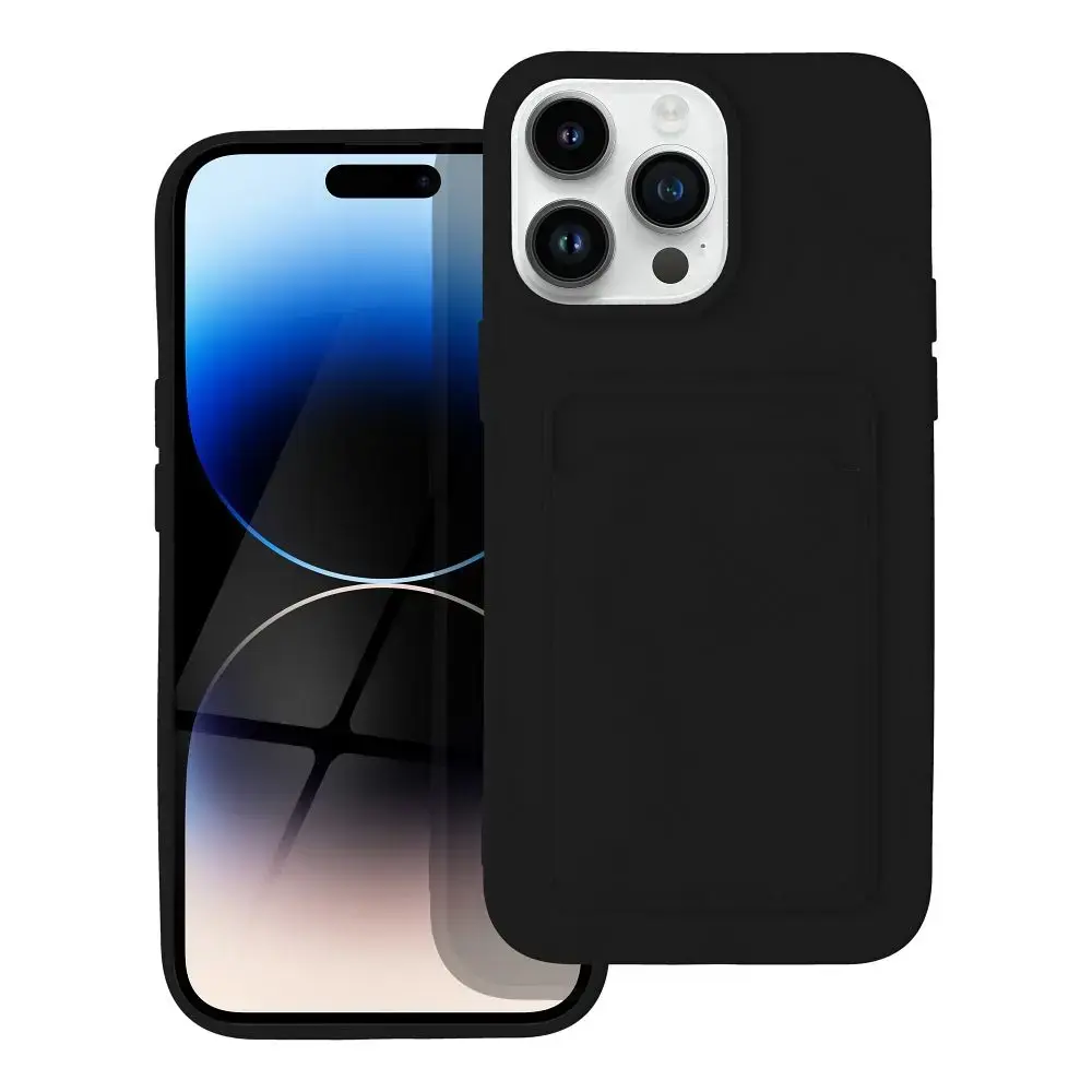 Case for iPhone 14 PRO MAX Card Case czarny