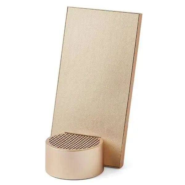 Lexon City Energy Pro 10W Wireless Charger with Bluetooth Speaker soft gold LD145D9