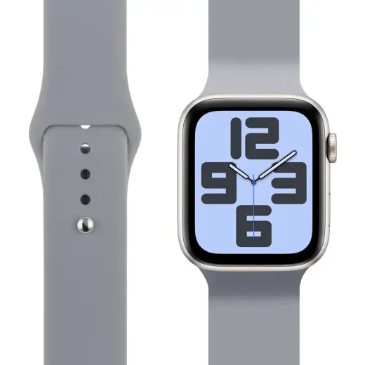 Obal:Me nutikella rihm Apple Watch (42/44/45/46/49 mm) jaoks | silikoonist | hall