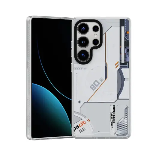 Benks Dynamic Magnetic Mecha Case (D045) for Samsung Galaxy S25 Ultra white