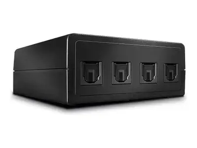 Lindy 4 Port Automatic Optical Audio Switch - audio switch - 4 ports