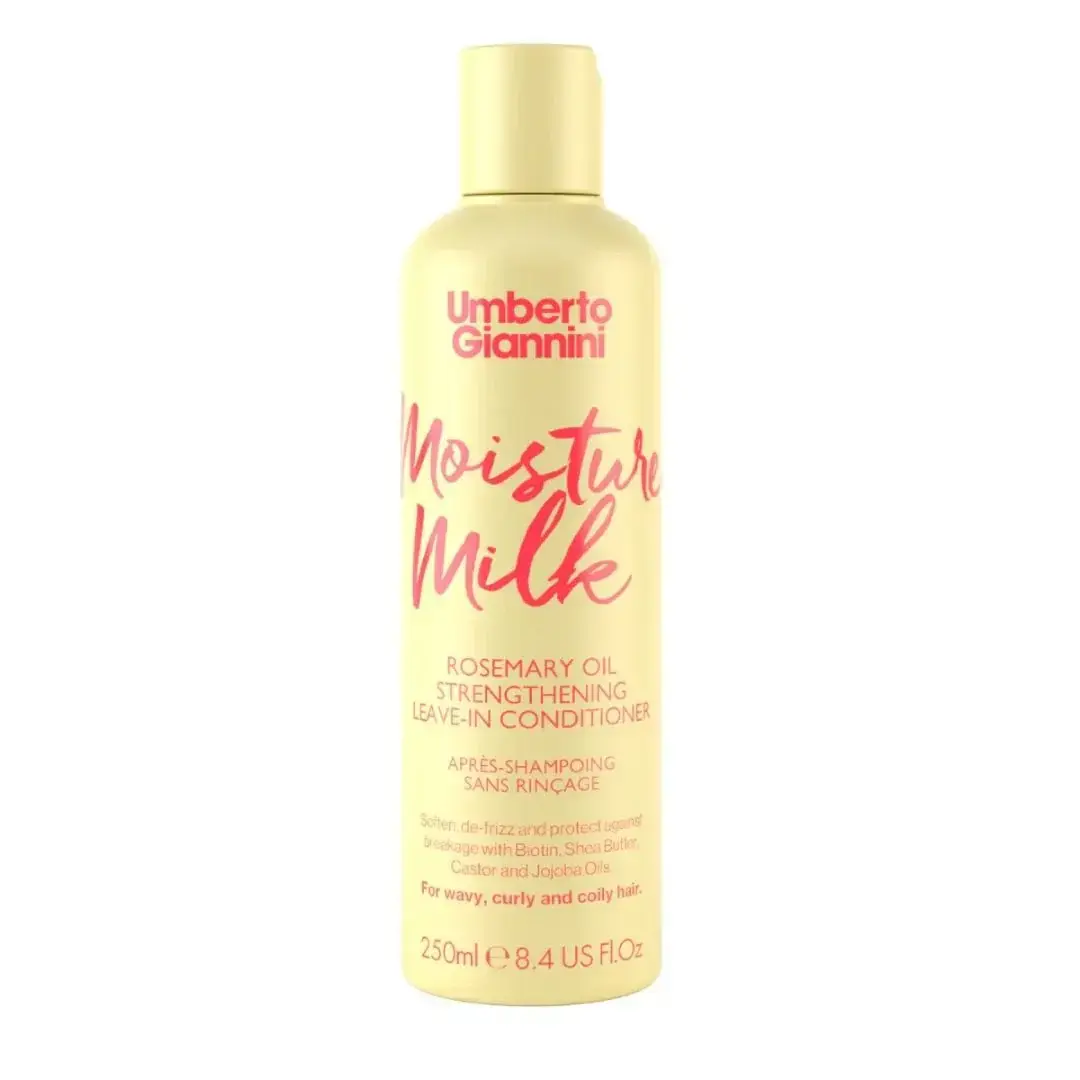 Umberto Giannini, Moisture Milk, Hair Leave-In Conditioner, Anti-Frizz & Curl Definition, 250 ml